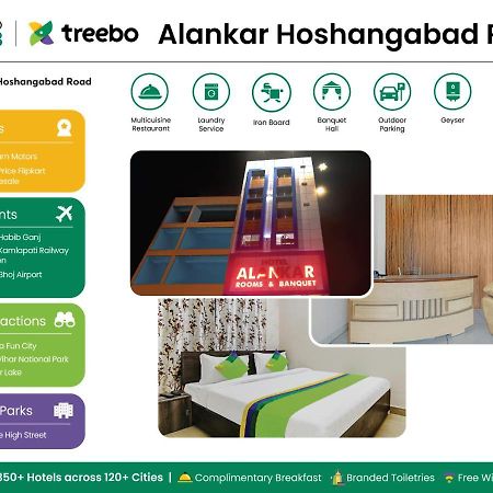 Treebo Alankar Hoshangabad Road Bhopal Exteriör bild